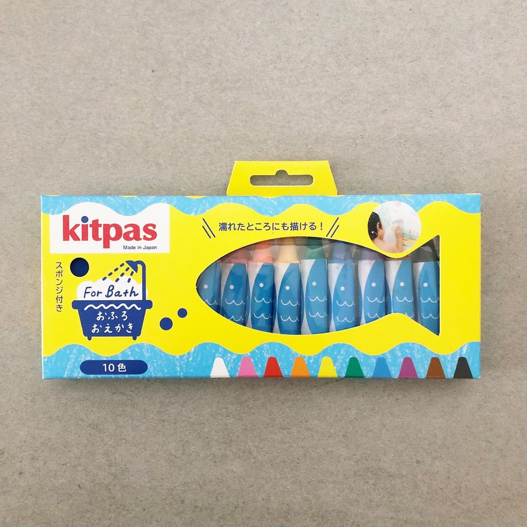 Kitpas Bath Crayons - Set of 10