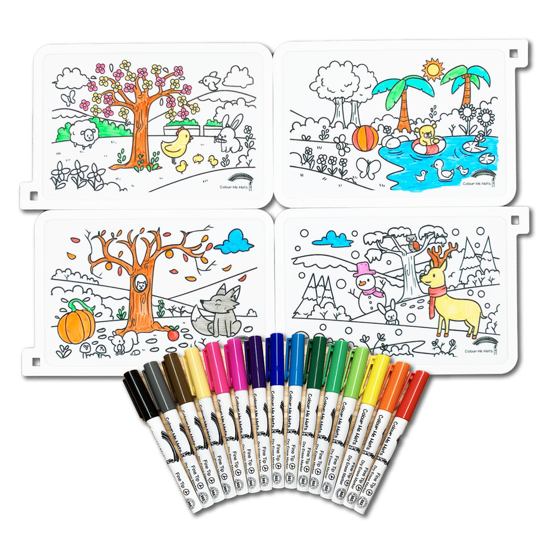 Colour Me Mats Celebrating Seasons | Puzzle Mat