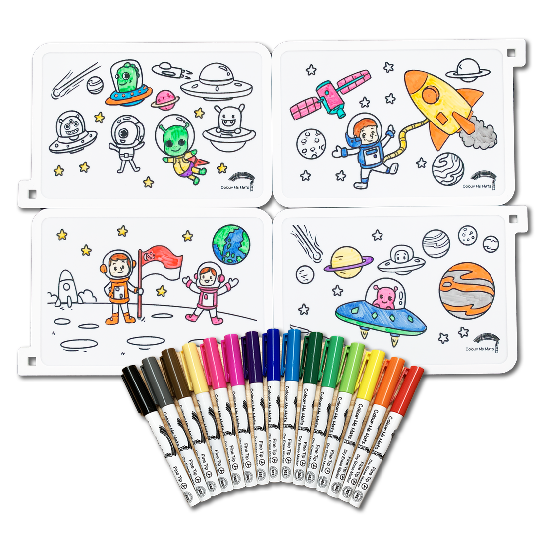 Colour Me Mats Space Exploration | Puzzle Mat